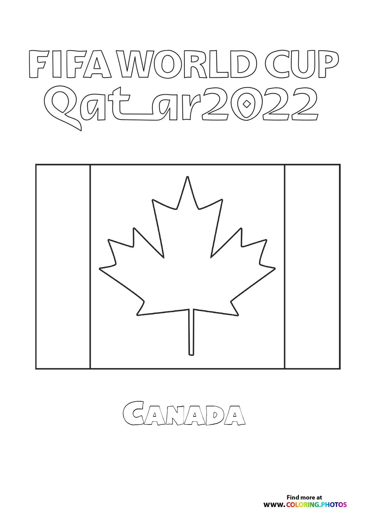 Canada World Cup flag