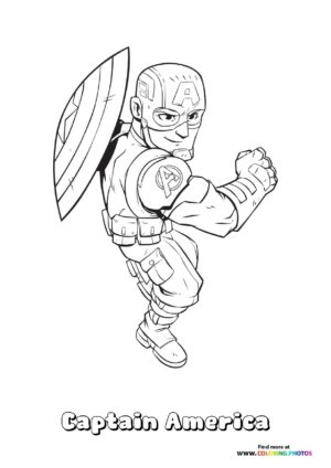 Captain America Ready for Battle