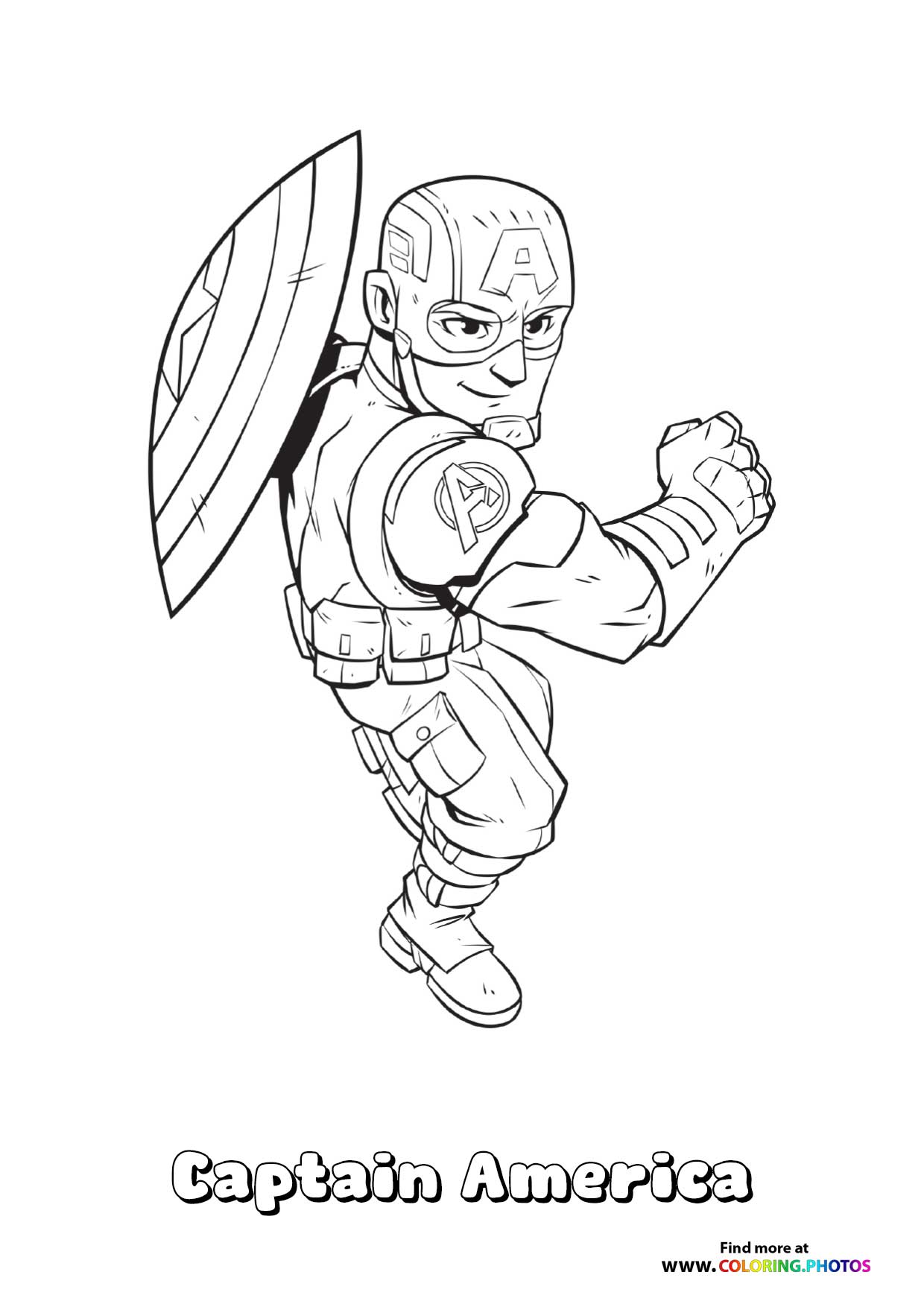 Captain America Ready for Battle