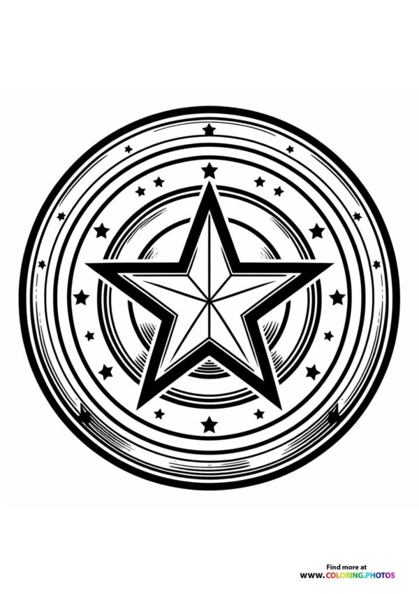 Captain America shield