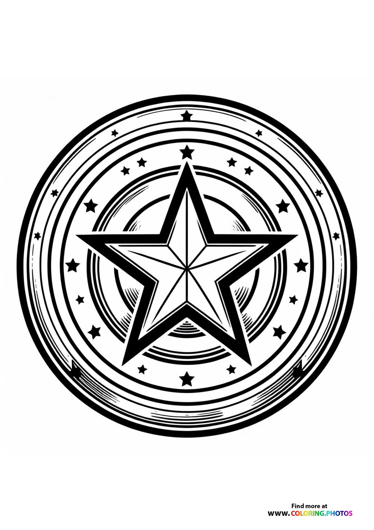 Captain America shield