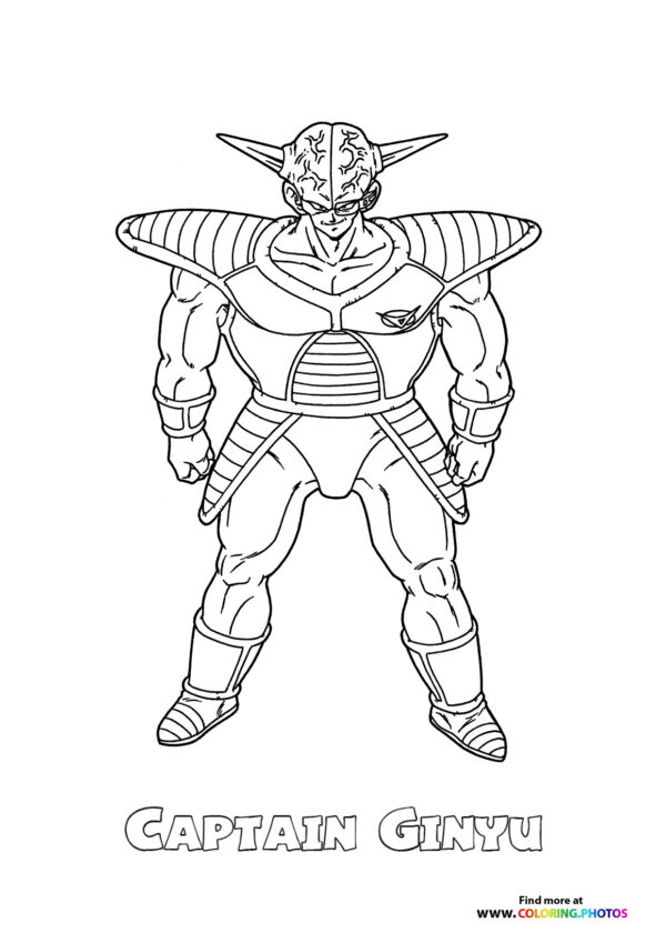 Captain Ginyu Dragon Ball Z
