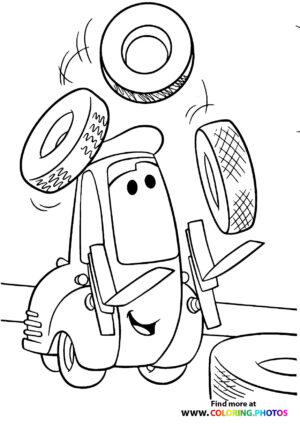 Mater Juggling Tires