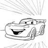 Lightning McQueen's going fast