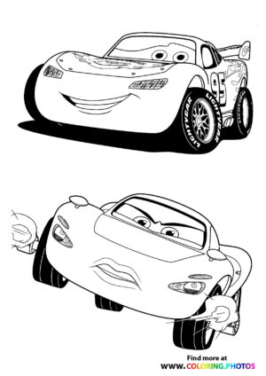 Lightning McQueen Two Poses