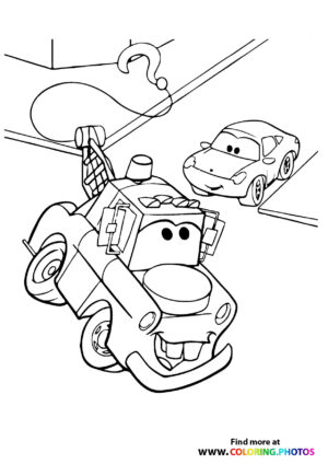 Mater Towing Lightning McQueen