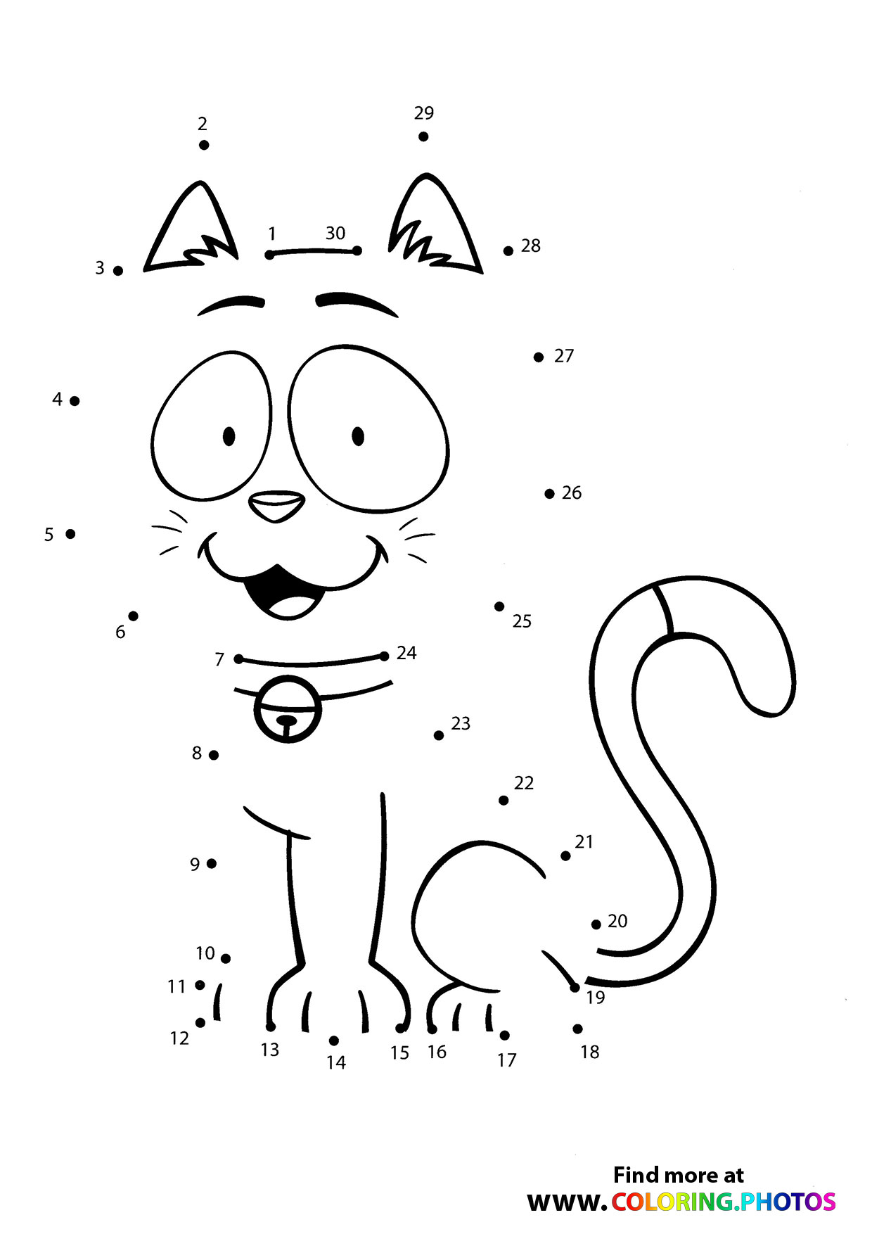 Cat dot the dots worksheet