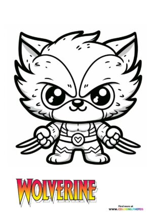 Chibi Wolverine with Claws