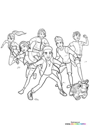 Characters from Camp Cretaceous