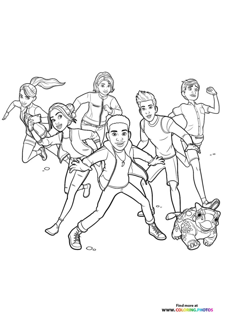 Characters from Camp Cretaceous