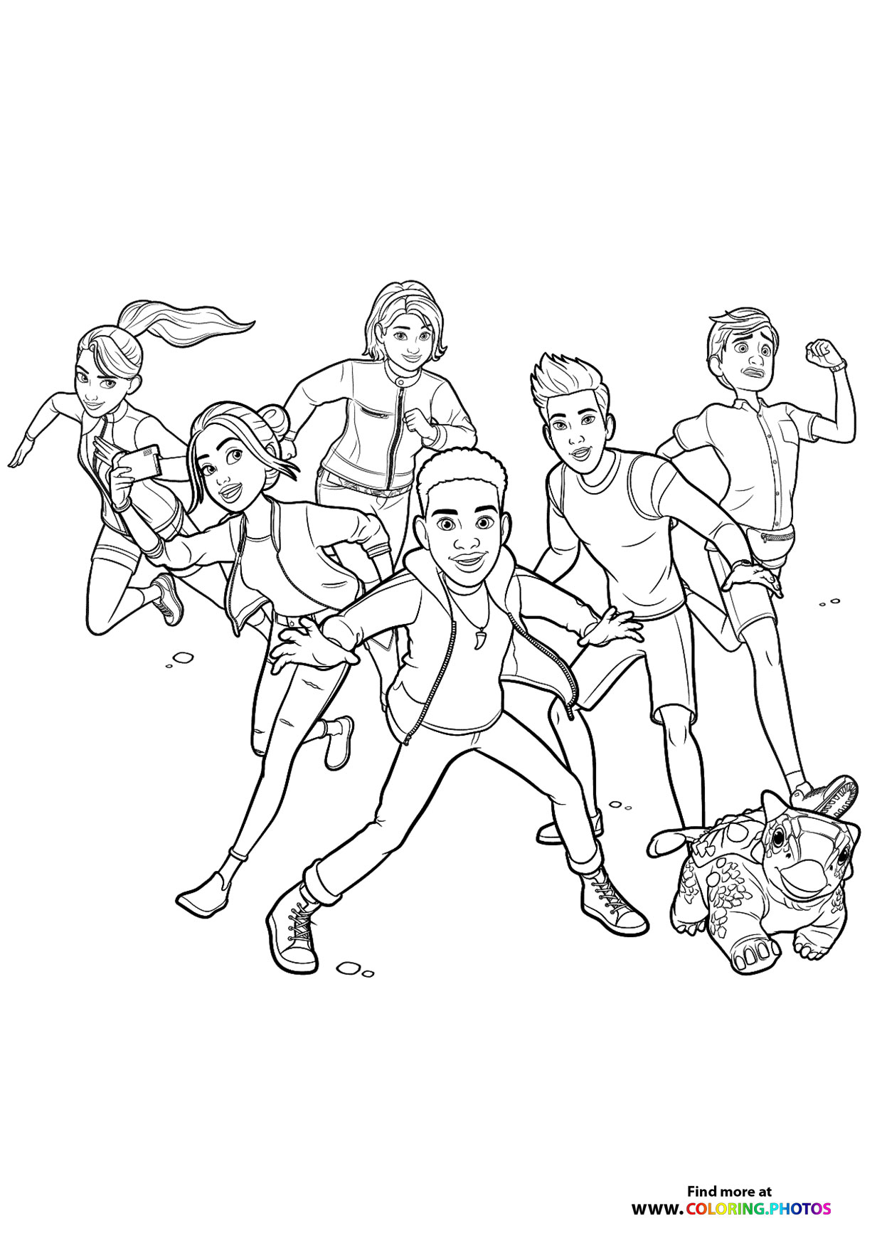 Characters from Camp Cretaceous