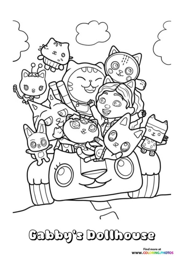 Gabby’s Dollhouse Family