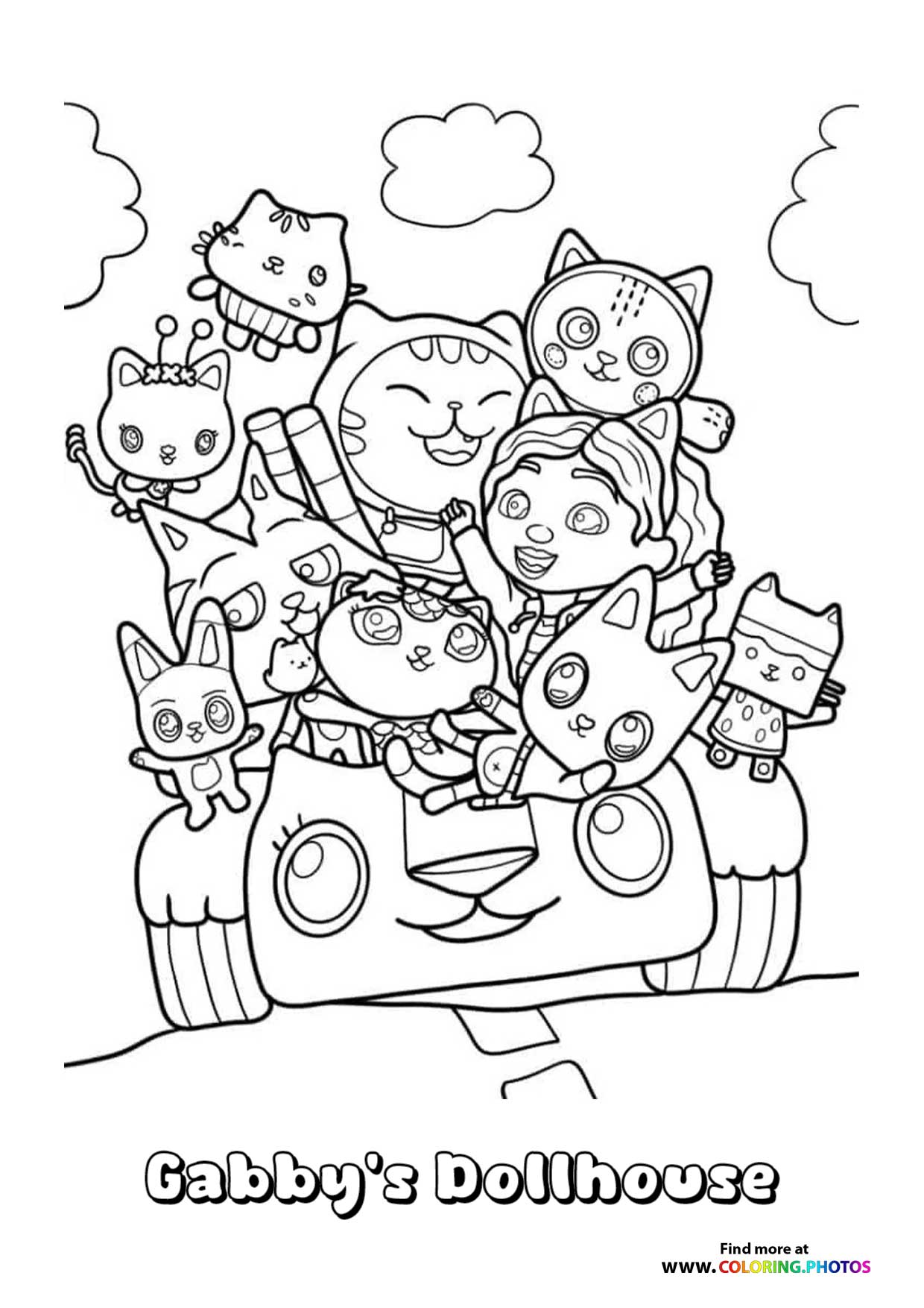 Gabby’s Dollhouse Family