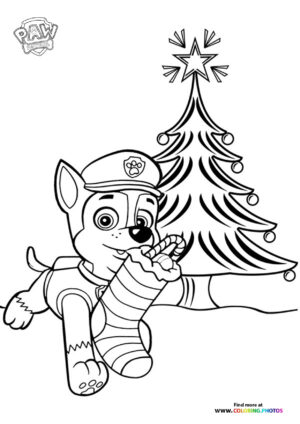 Chase with Christmas Tree