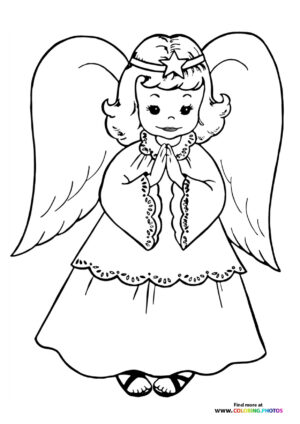 Sweet Angel with Star Halo