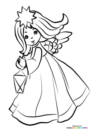Christmas Angel with Lantern