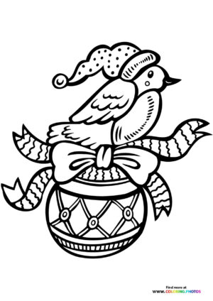 Christmas Bird Ornament