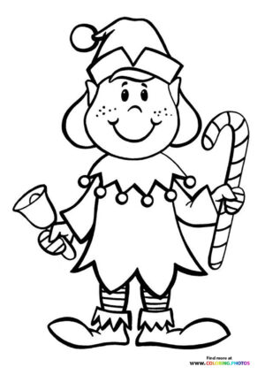Cheerful Christmas Elf