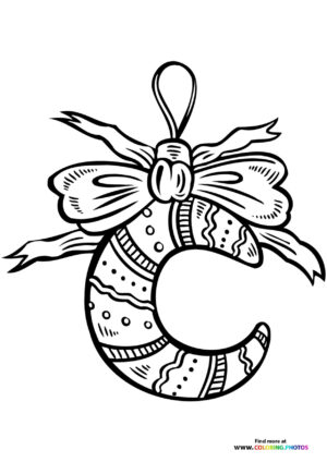 Christmas Ornament with Bow