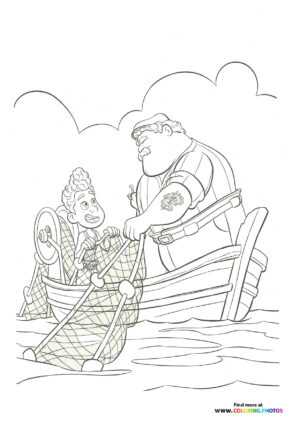 Alberto and Luca in the Fishing Boat