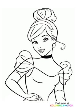 Cinderella smiling