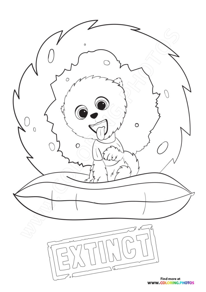 Clarance from Extinct coloring page