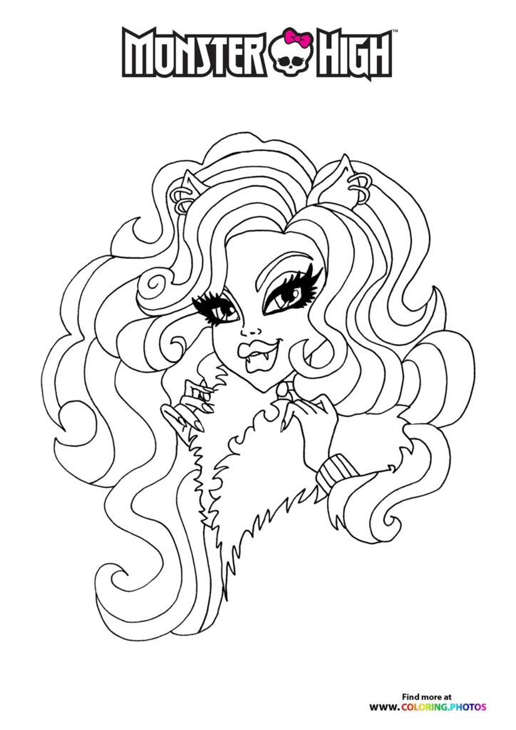 Monster High Character with Voluminous Hair