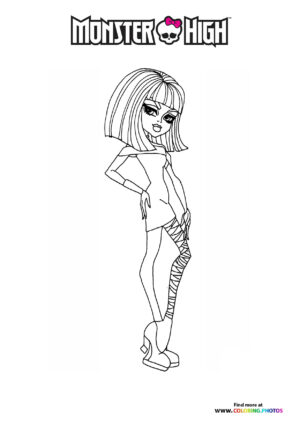 Monster High Girl with Wrapped Leg