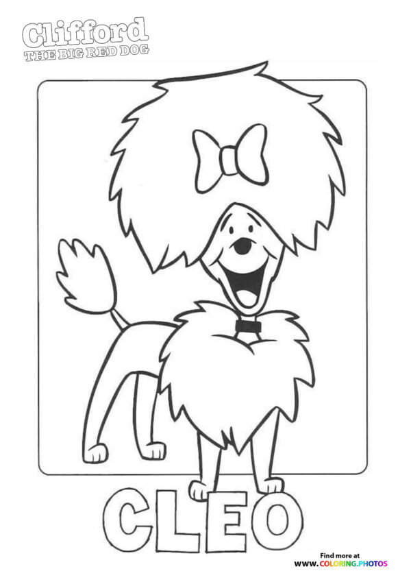 Cleo coloring page