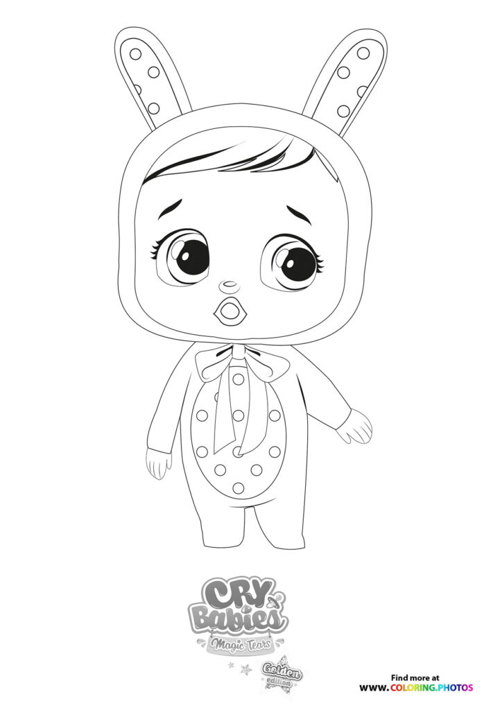 Coney - Cry Babies - Gold Edition coloring page