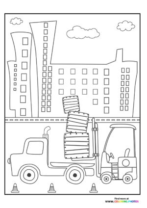 Construction forklift