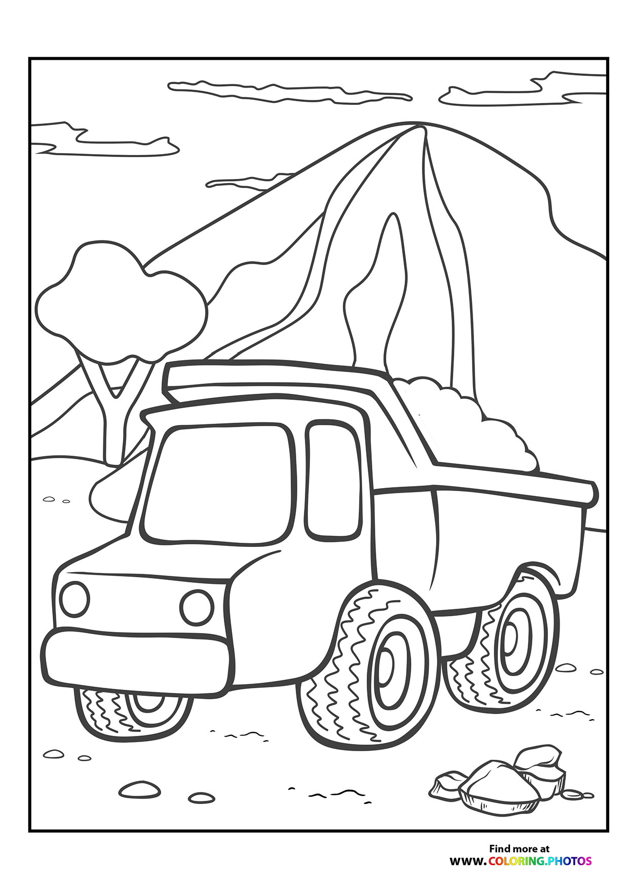 Construction truck