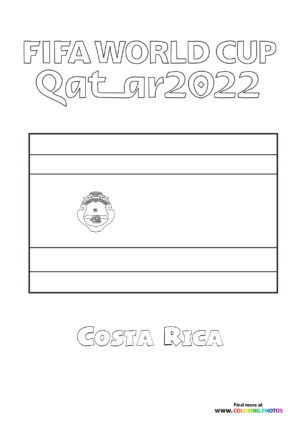 Costa Rica World Cup flag