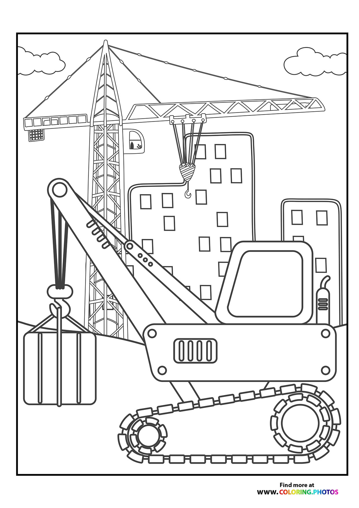 Crane moving load