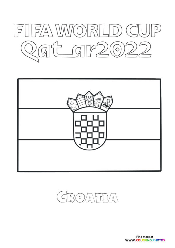 Croatia World Cup flag