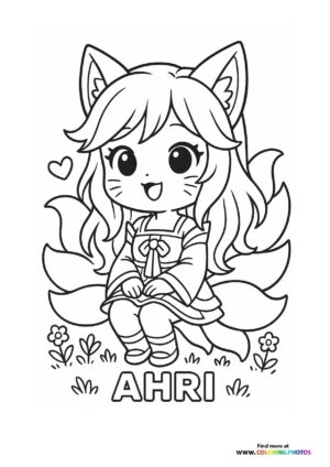 Ahri Chibi with Tails