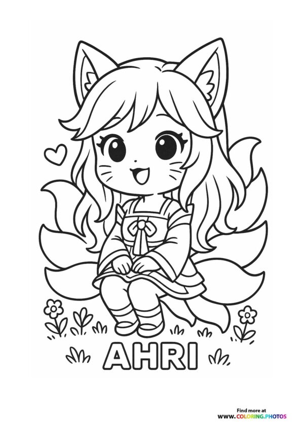 Ahri Chibi with Tails