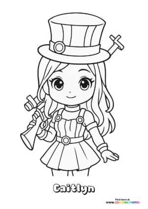 Caitlyn with Rifle and Top Hat