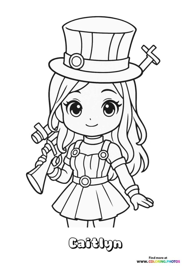 Caitlyn with Rifle and Top Hat