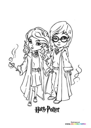 Cute Harry and Hermione