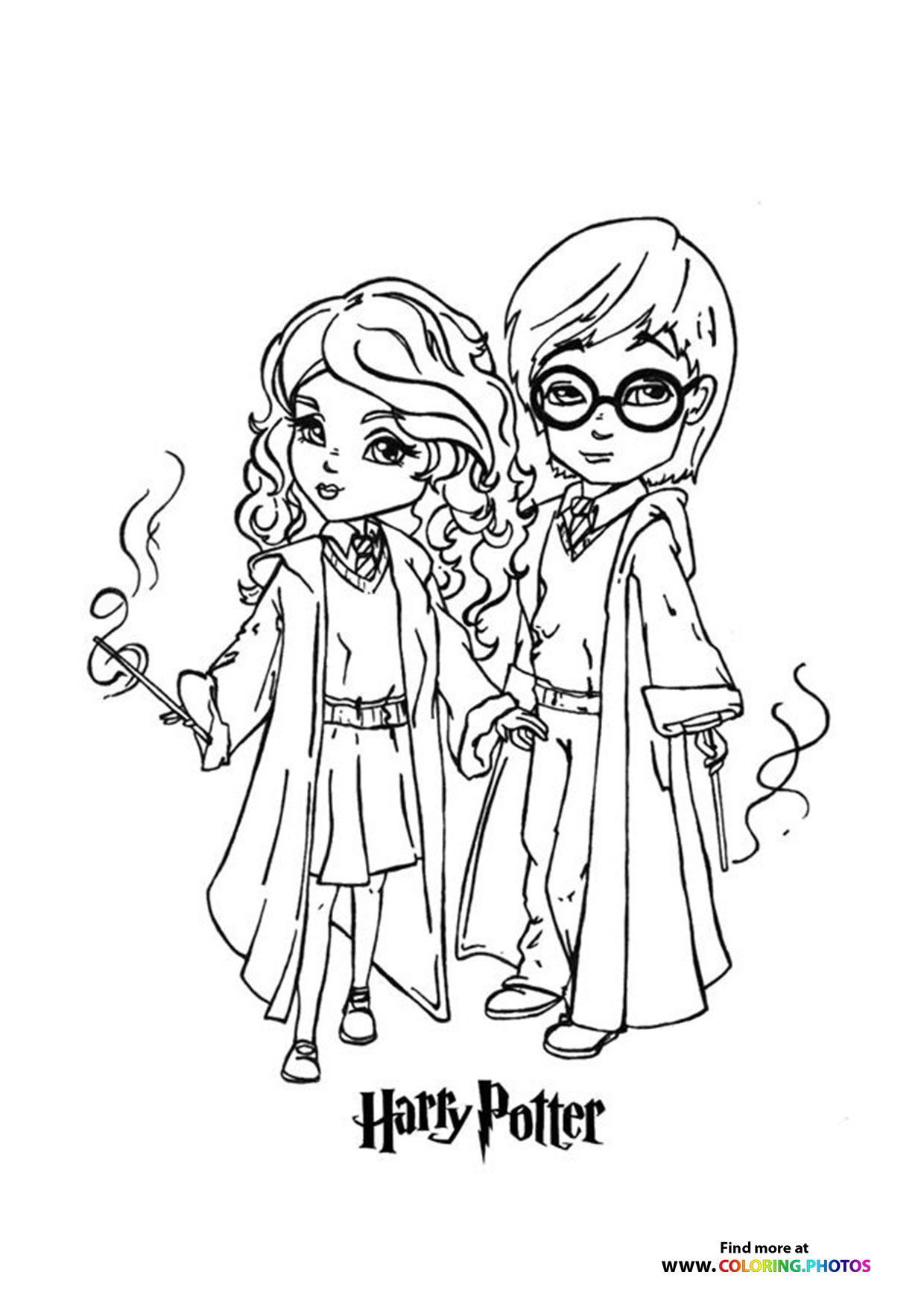 Cute Harry and Hermione