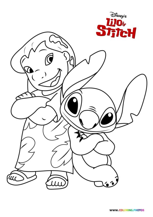 Lilo and Stitch Hugging