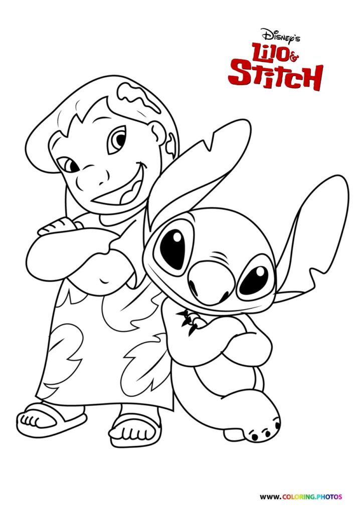 Lilo and Stitch Hugging