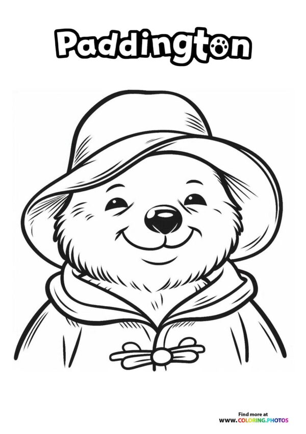 Paddington Smiling in His Hat