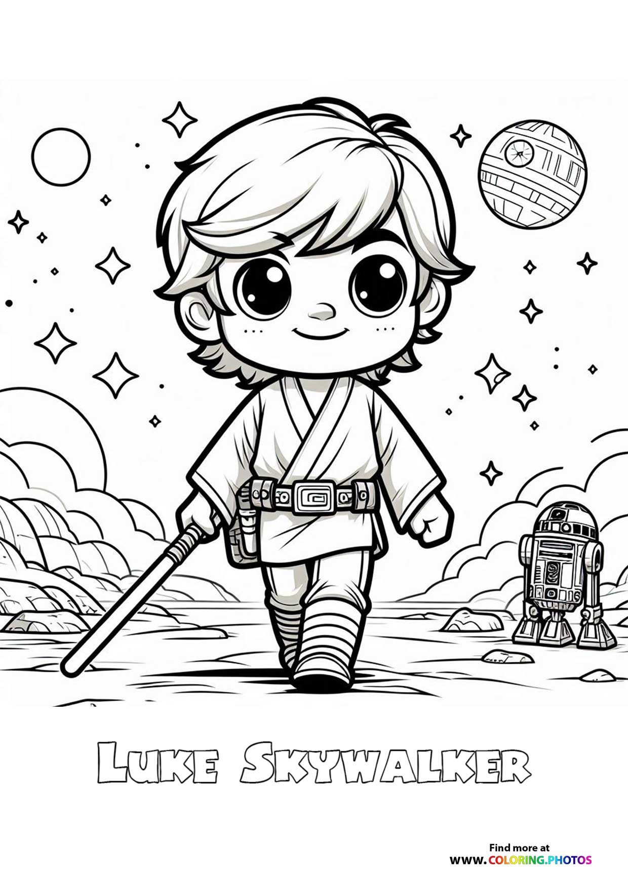 Cute Luke Skywalker from Star Wars