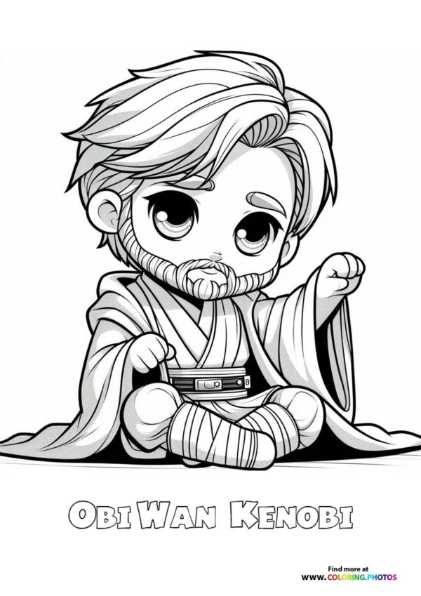 Cute Obi Wan Kenobi from Star Wars