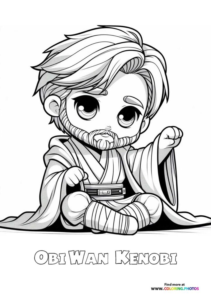 Cute Obi Wan Kenobi from Star Wars