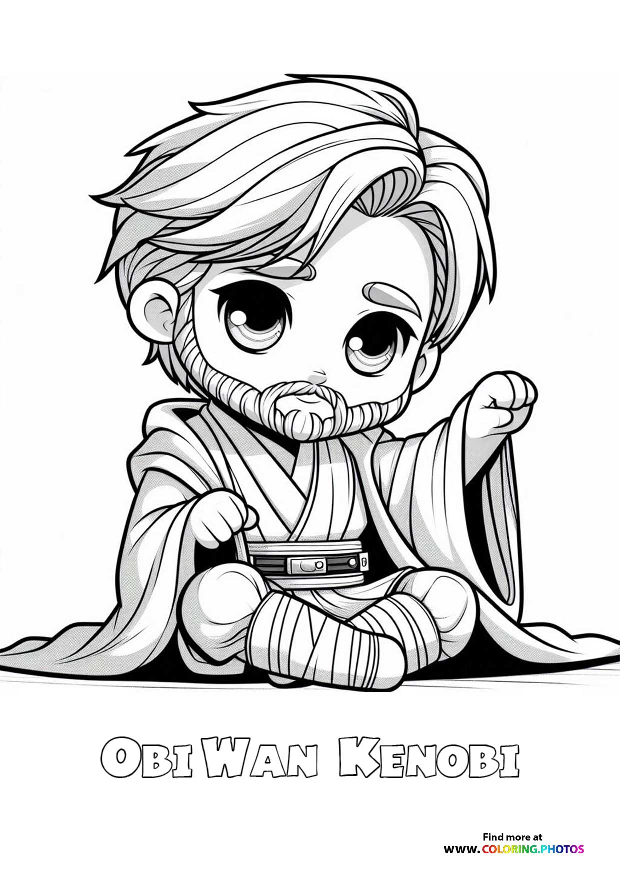 Cute Obi Wan Kenobi from Star Wars