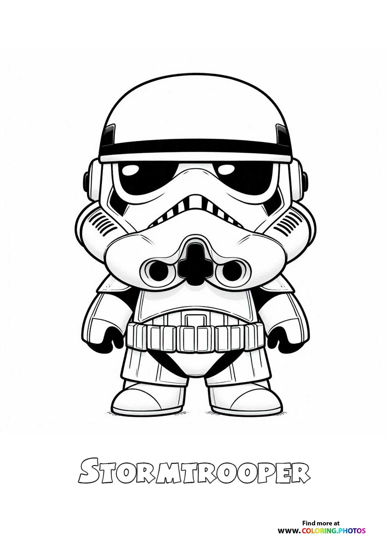 Cute Stormtrooper from Star Wars