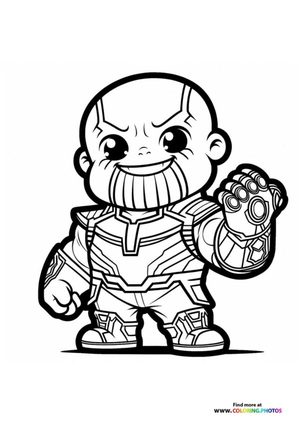Cute Thanos smiling